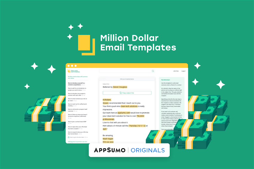 Million-Dollar Email Templates 2.0