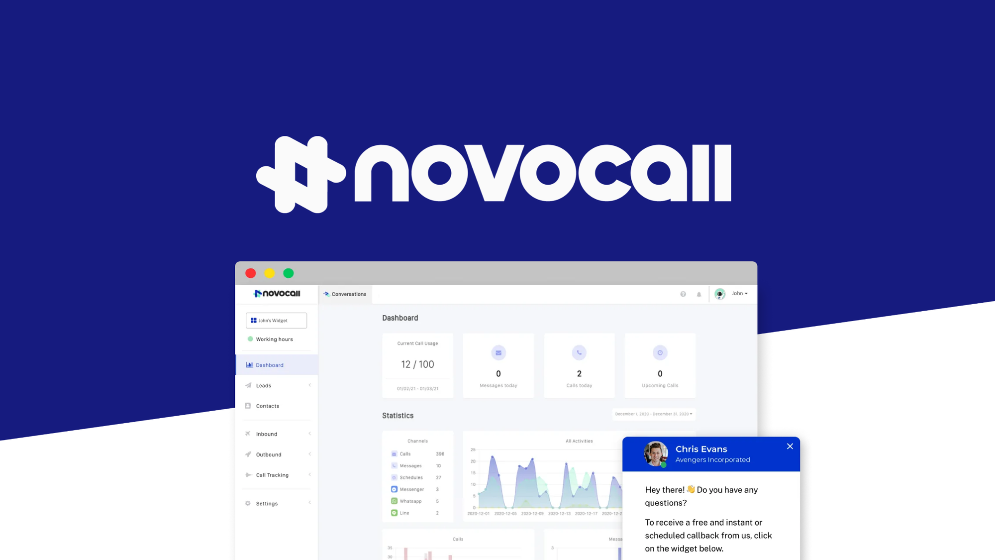 Novocall logo