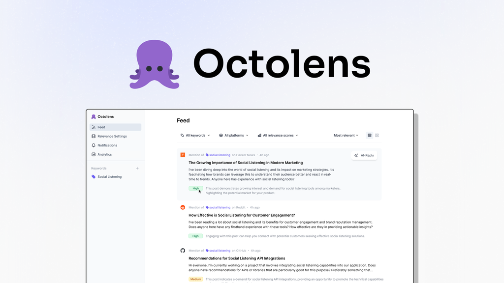 Octolens - best lifetime deals on appsumo 