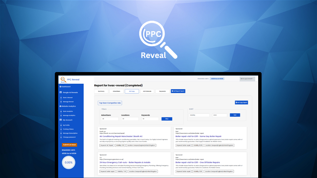 PPC Reveal Lifetime Deal-Pay once only!