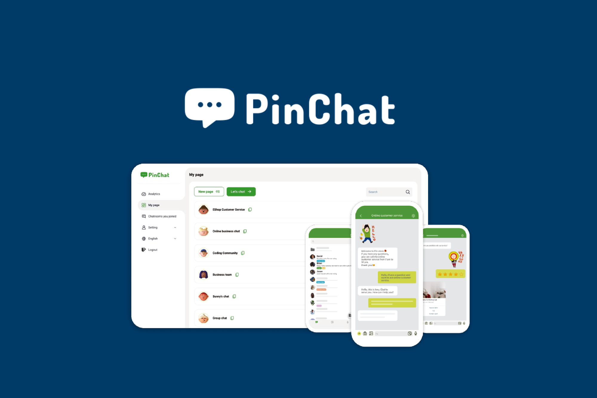 PinChat - Plus exclusive logo