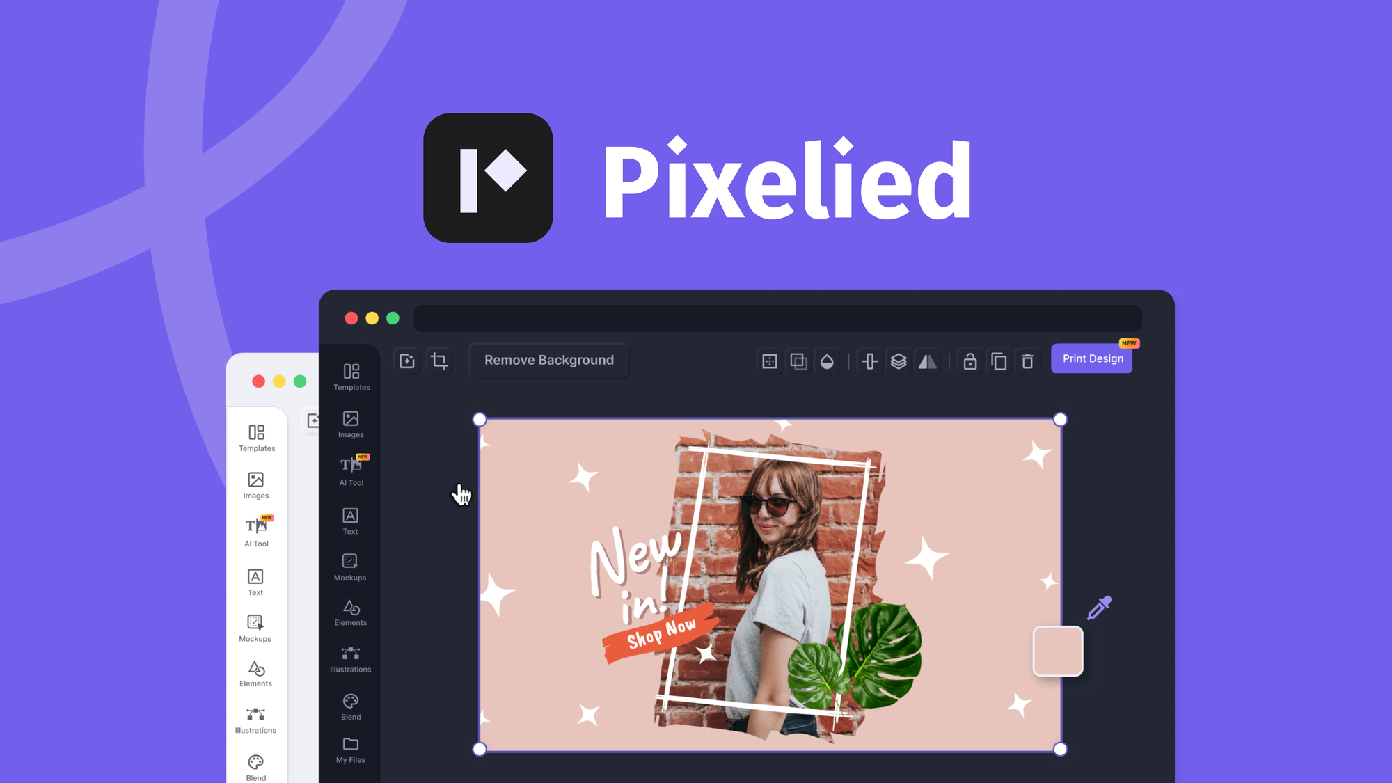Pixelied logo