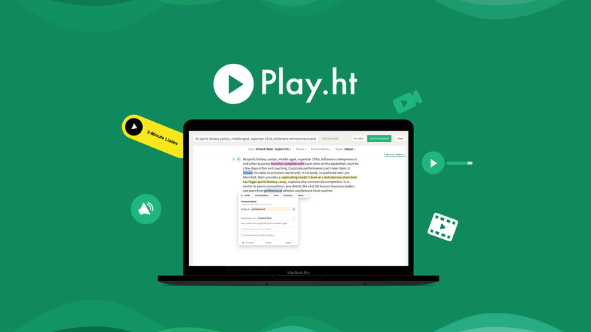 Play.ht - Instantly create voiceovers for content | AppSumo