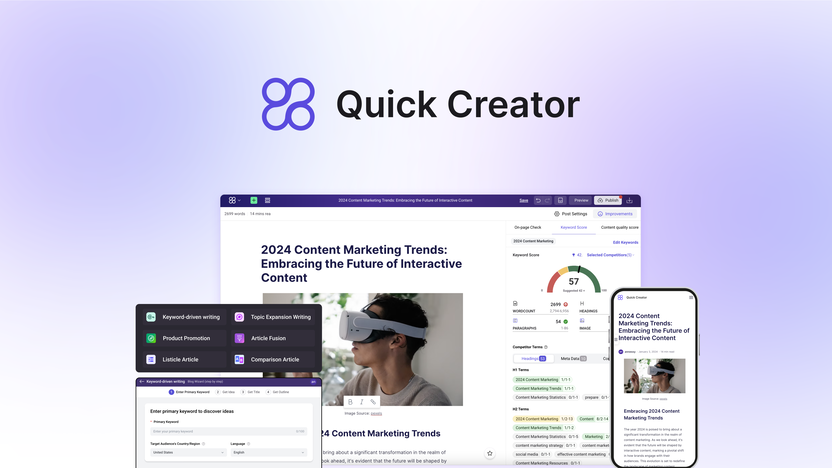 Quick Creator Appsumo Deal: Unbeatable Offer for Content Creators