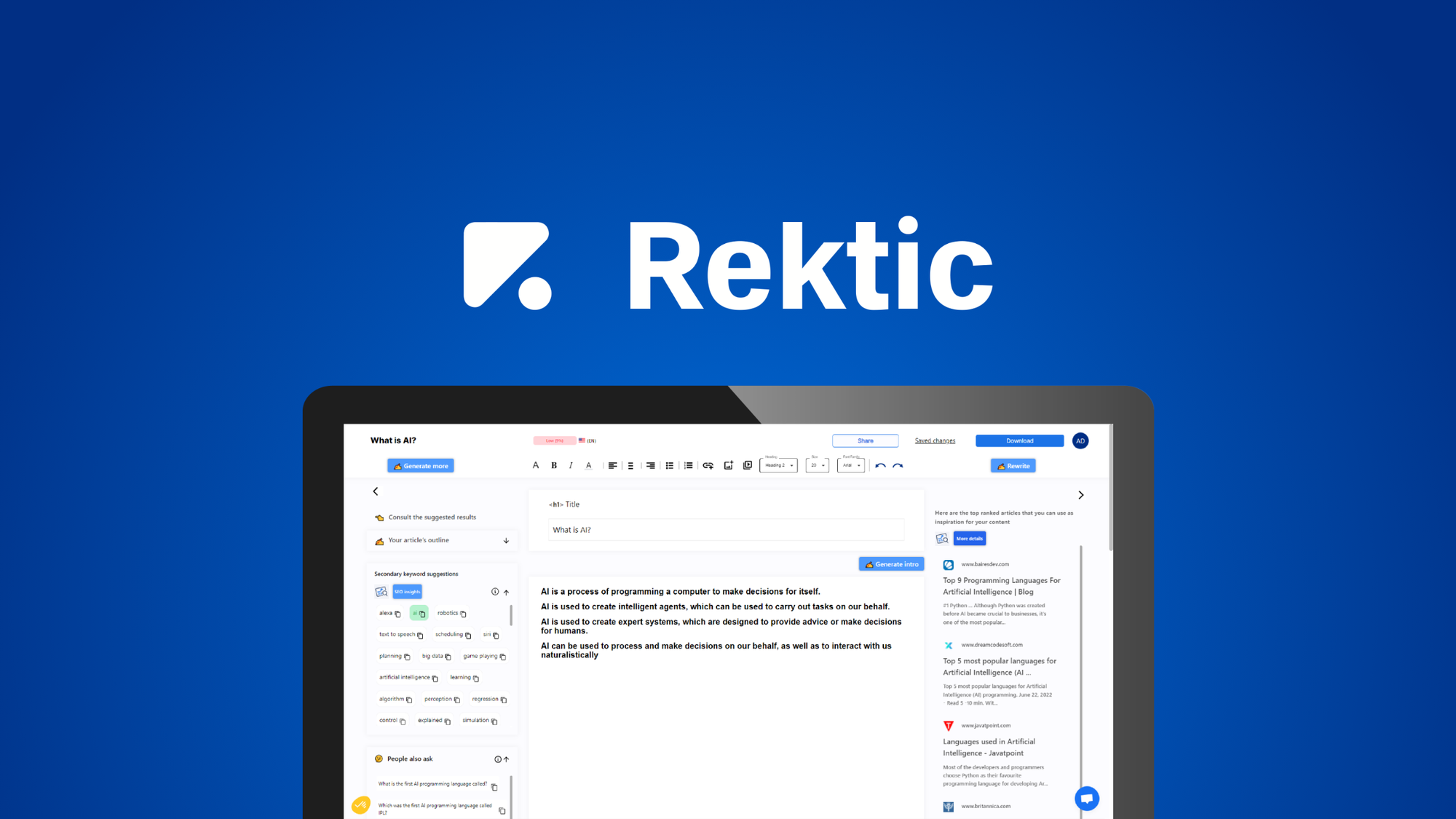Rektic logo