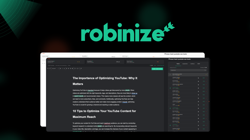 Robinize Appsumo Lifetime Deal: Unlock Unlimited Content Creation
