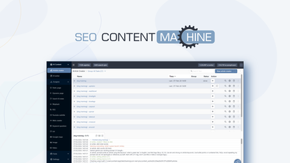 SEO Content Machine