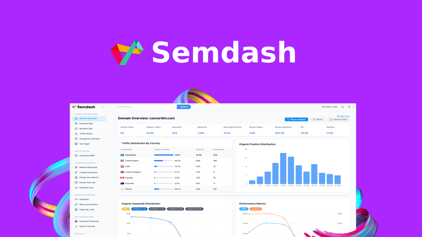 Semdash - Plus Exclusive Lifetime Deal: Unlock Ultimate SEO Tools