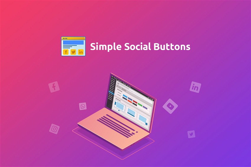 Simple Social Buttons