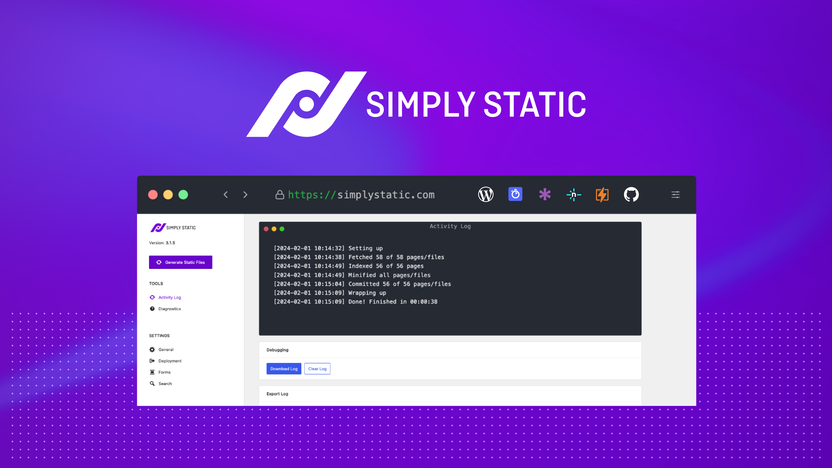 Simply Static - Generate a static WordPress site | AppSumo