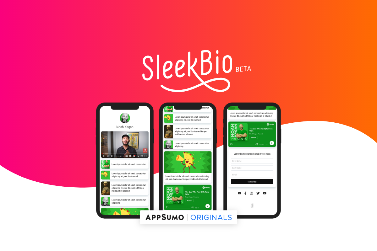 AppSumo Deal for SleekBio - Plus exclusive