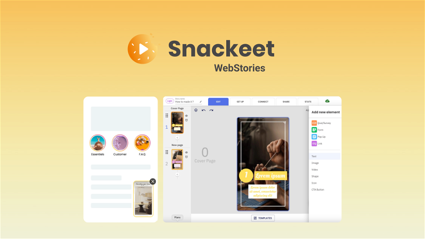 Snackeet - Web Stories