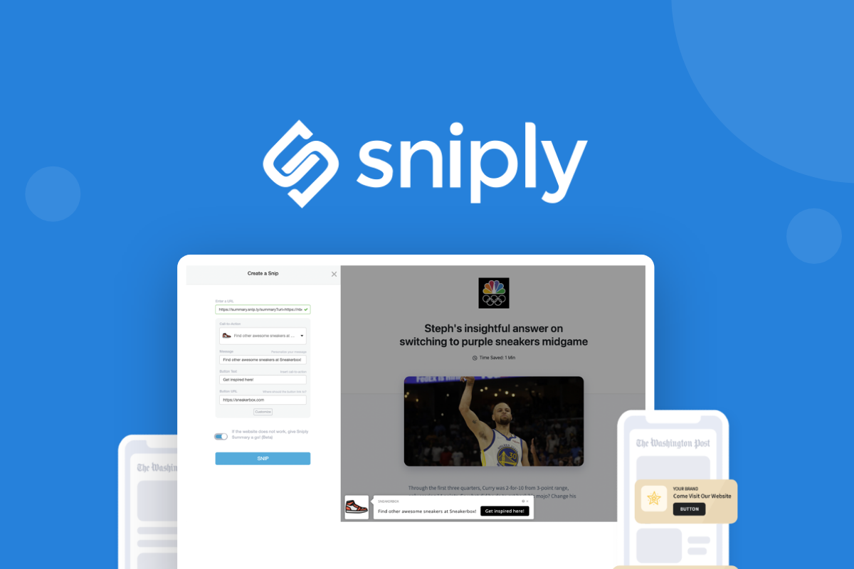 Sniply Lifetime Deal-Pay Once & Never Again