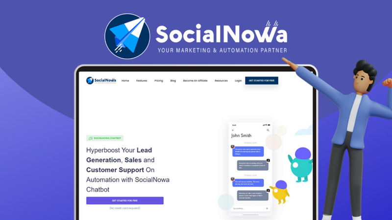 SocialNowa Chatbot - Plus exclusive