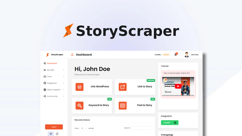 StoryBlaze (Previously StoryScraper)