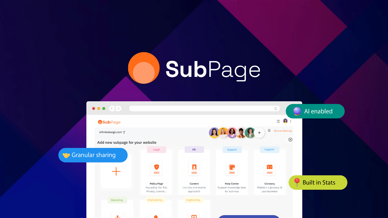 SubPage Lifetime Deal-Pay Once And Never Again