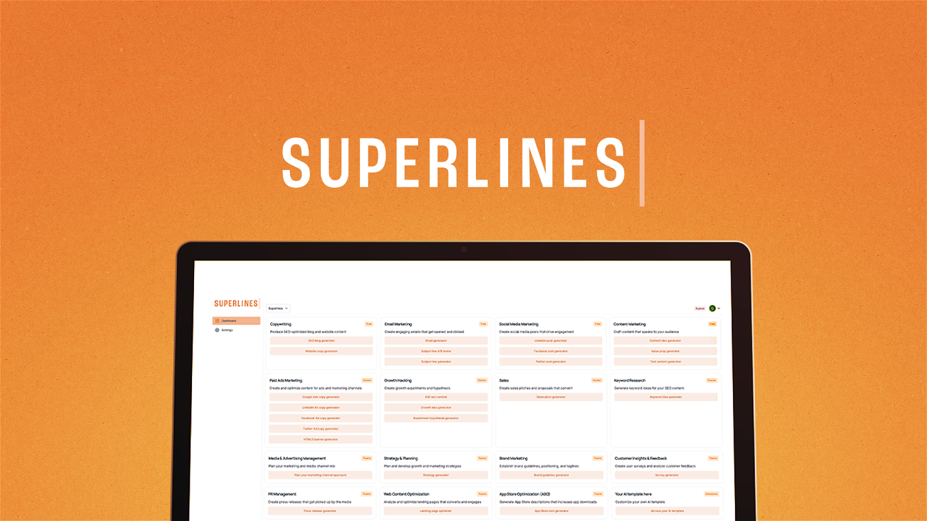 Superlines Lifetime Deal-Pay Once And Never Again