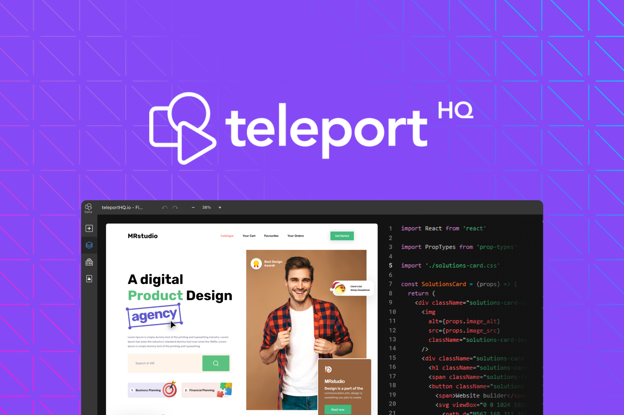 TeleportHQ logo
