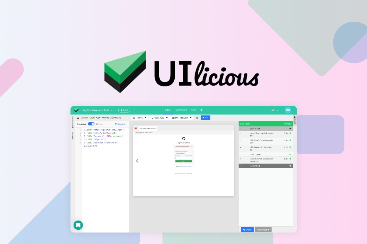 UIlicious logo