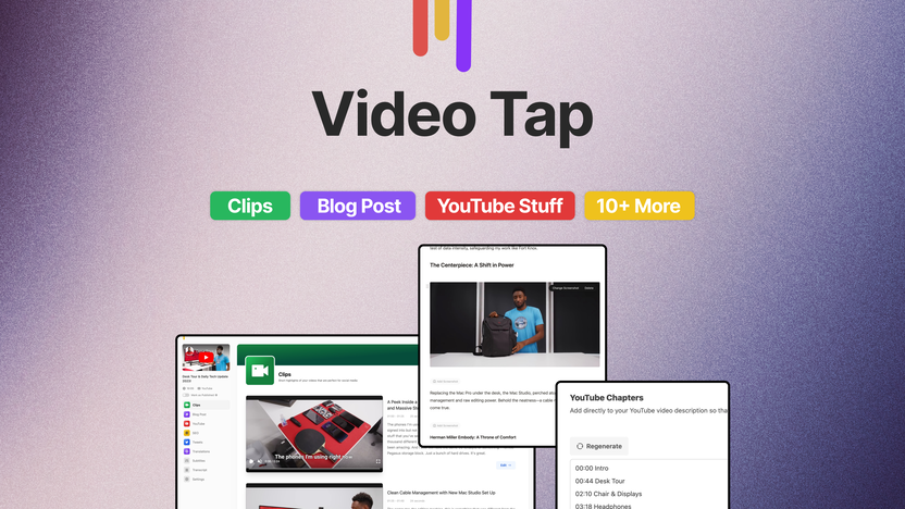 Video Tap - Convert videos into shareable clips | AppSumo