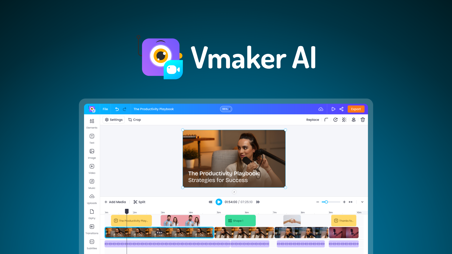 Vmaker AI logo