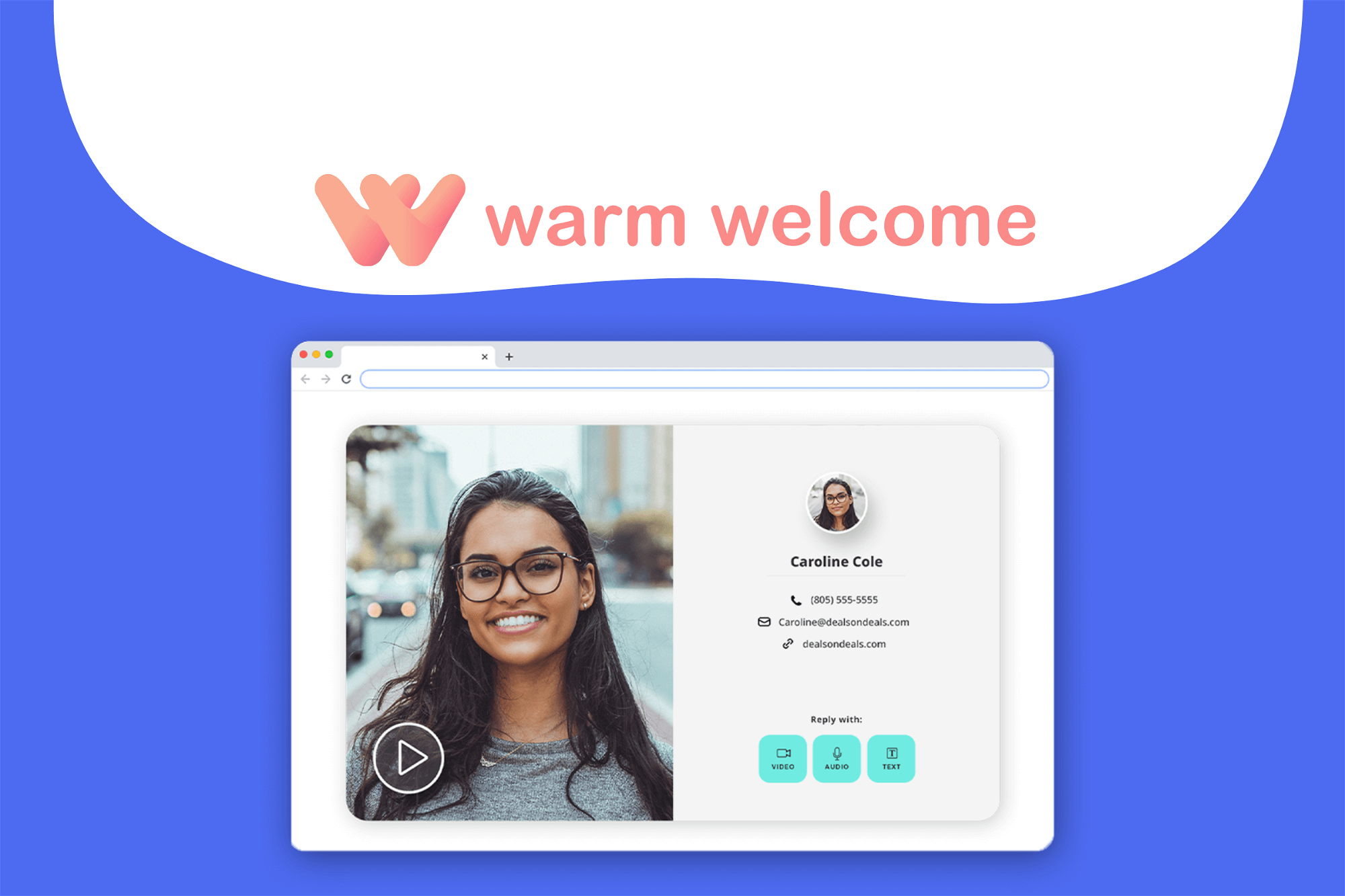 Warm Welcome - Create personalized customer videos