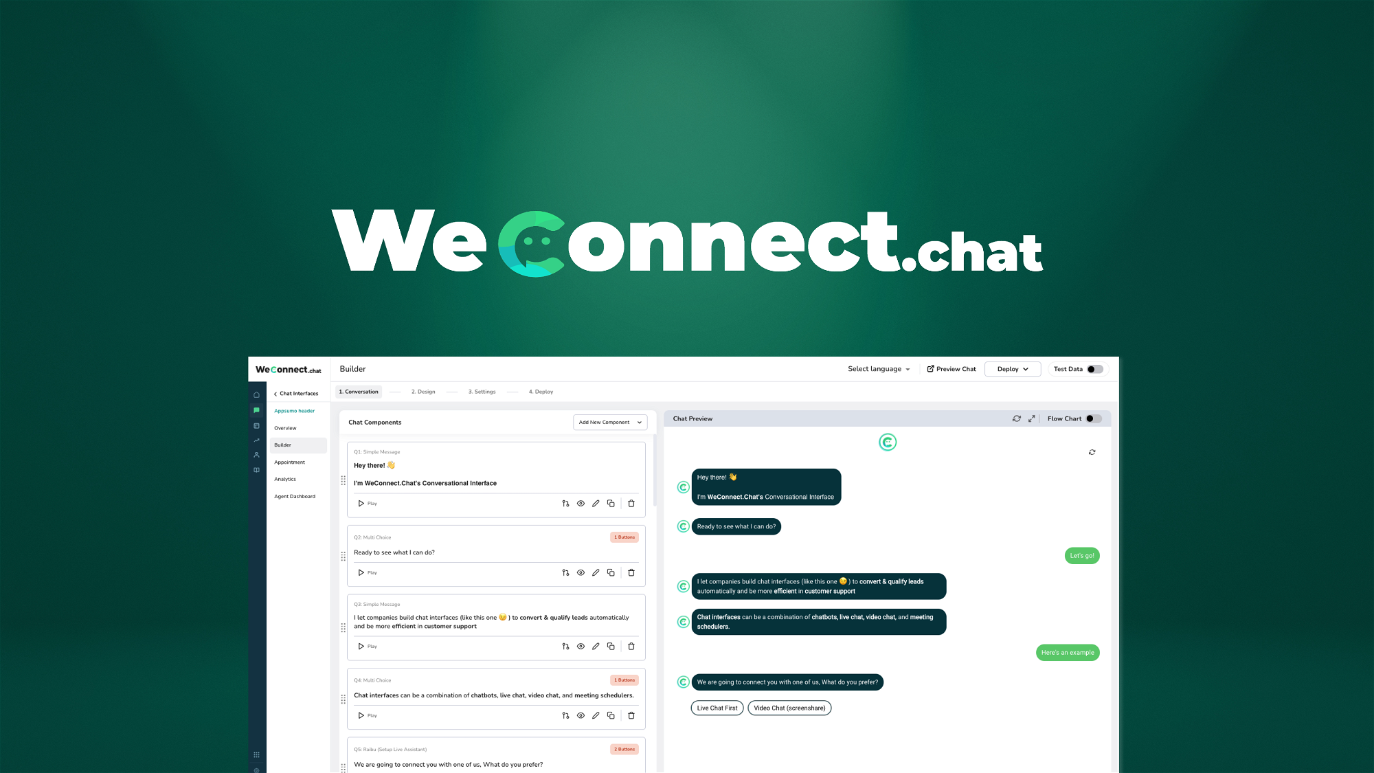 as web WeConnect.chat 16 9