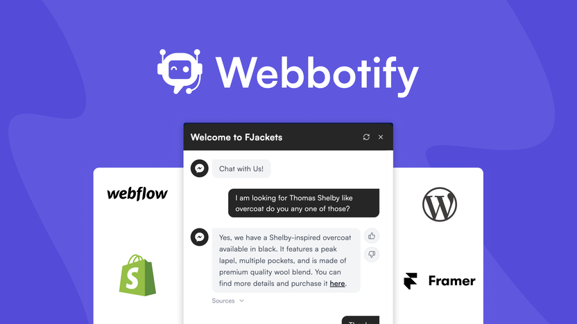 Webbotify Lifetime Deal | Chatgpt Trained for Your Website: Ultimate AI Solution