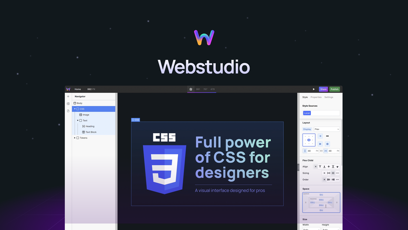 Webstdy Webstudio - Build fast, dynamic sites without code | AppSumo