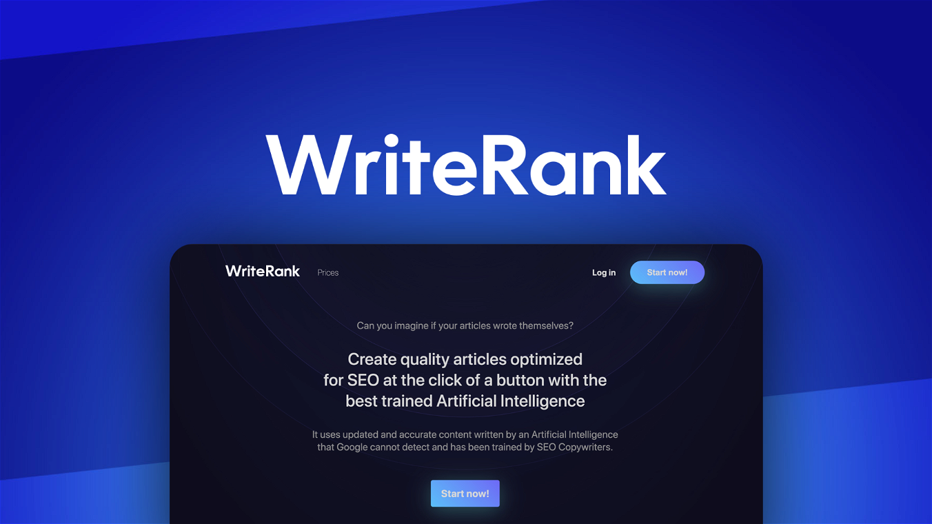 WriteRank Lifetime Deal-Pay Once And Never Again