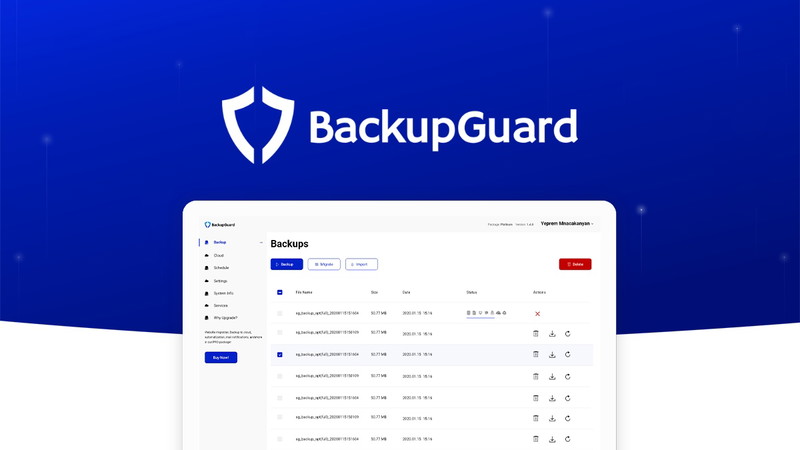 BackupGuard WordPress Plugin