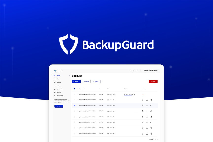 BackupGuard WordPress Plugin