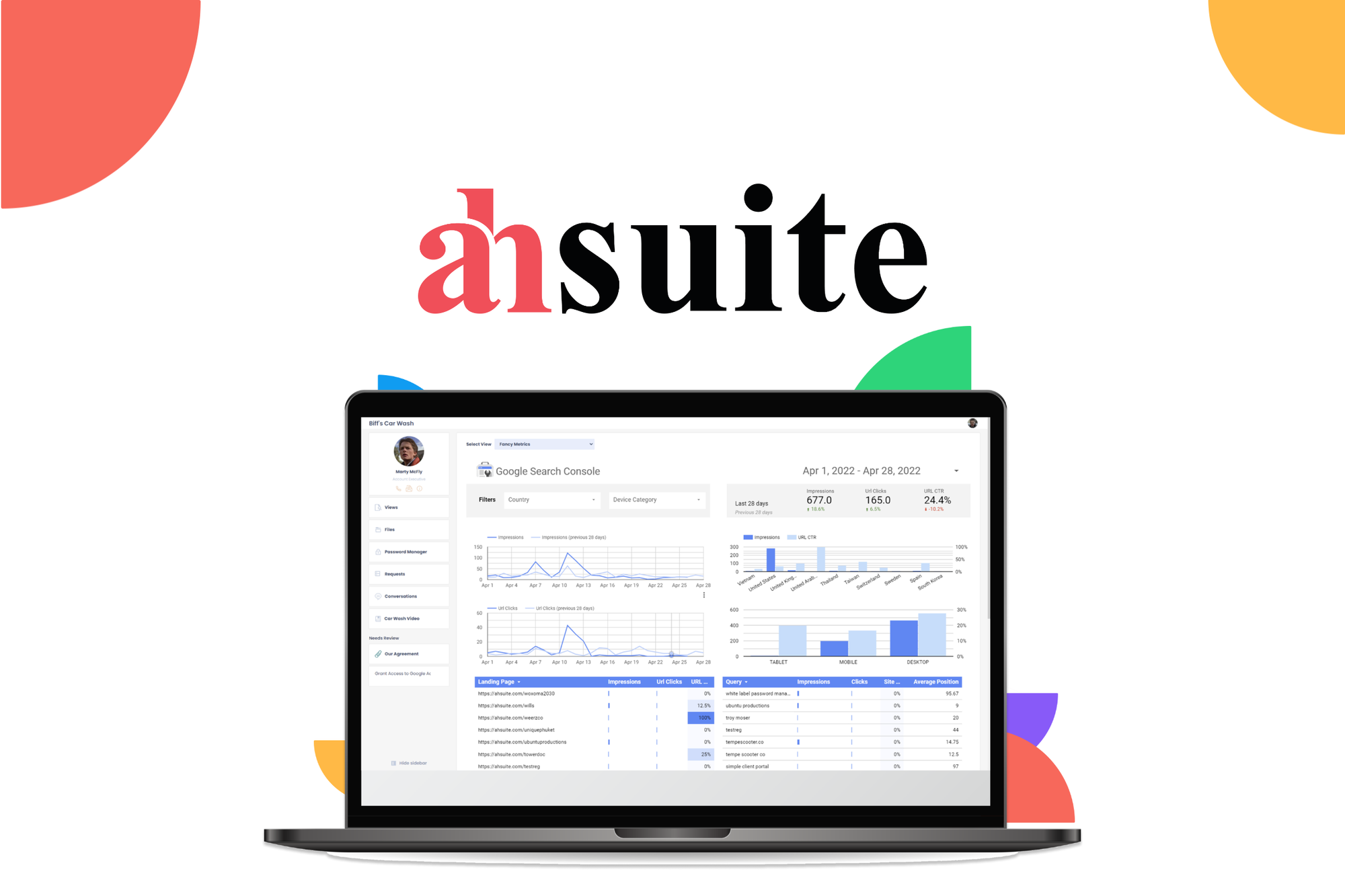 Ahsuite - Plus exclusive logo