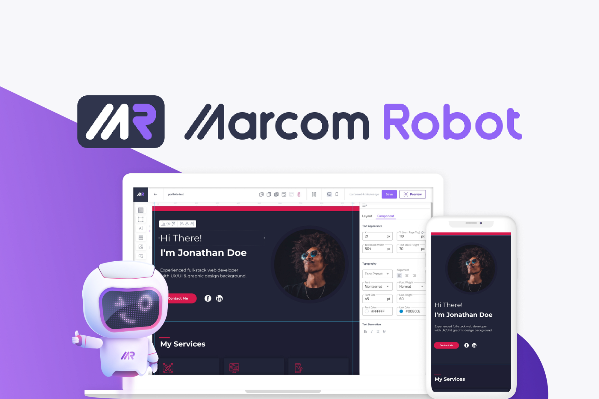 AppSumo Deal for Marcom Robot (Landing Page Builder)