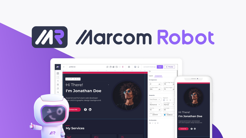 Marcom Robot (Landing Page Builder)