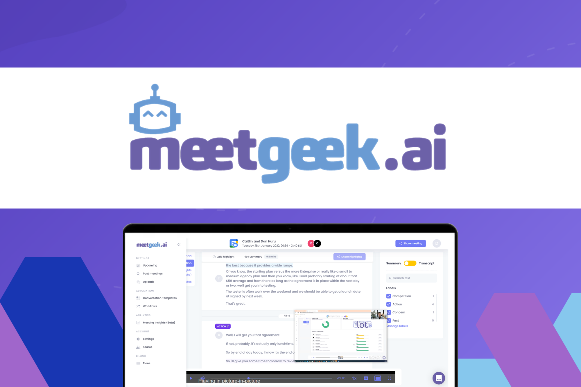 Meetgeek logo