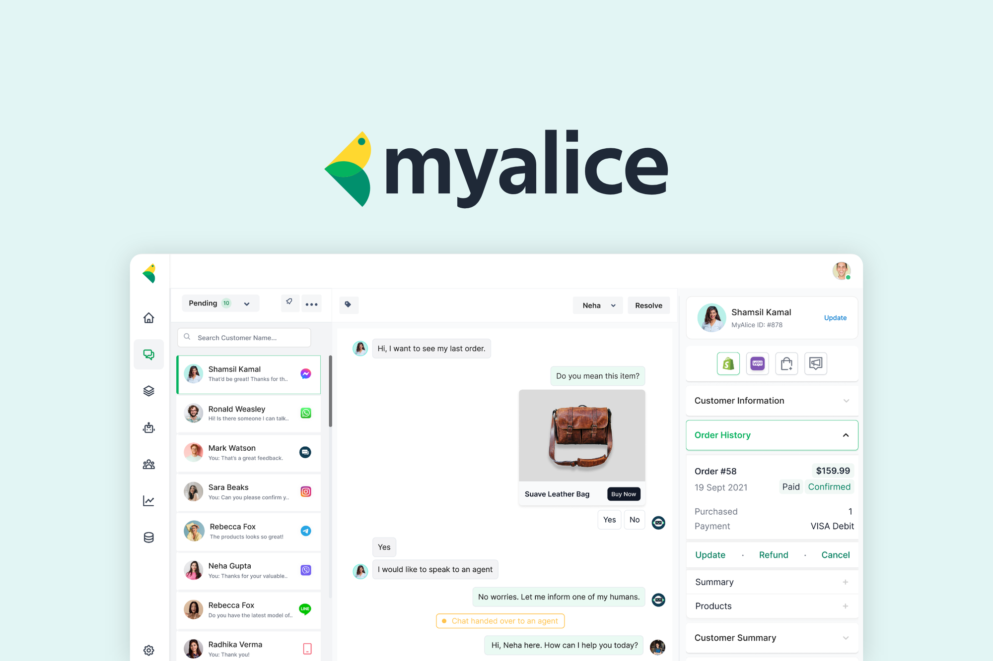 MyAlice logo
