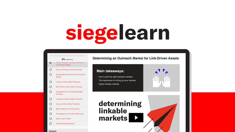 SiegeLearn Content Marketing Course