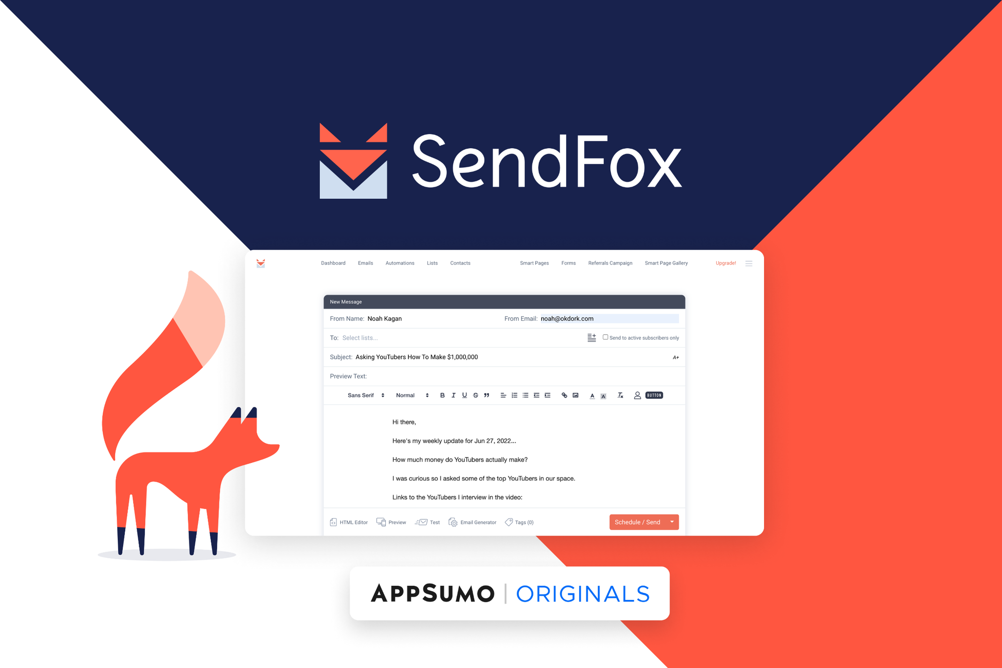SendFox logo