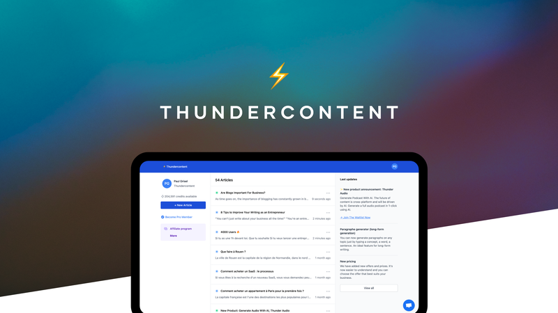 Thundercontent