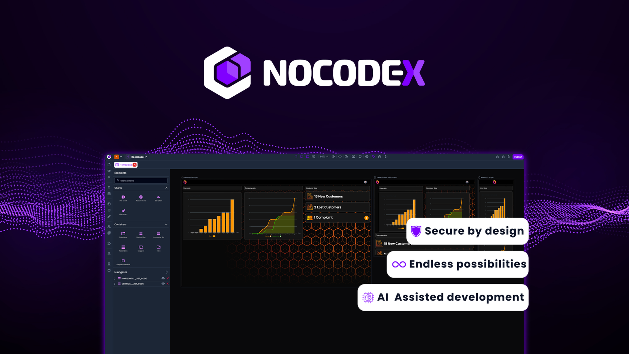 NoCode-X logo