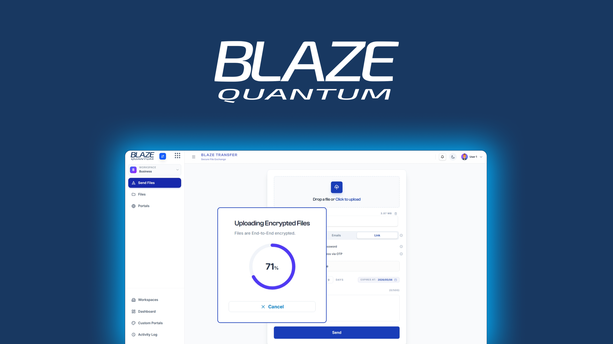 BLAZE Quantum logo