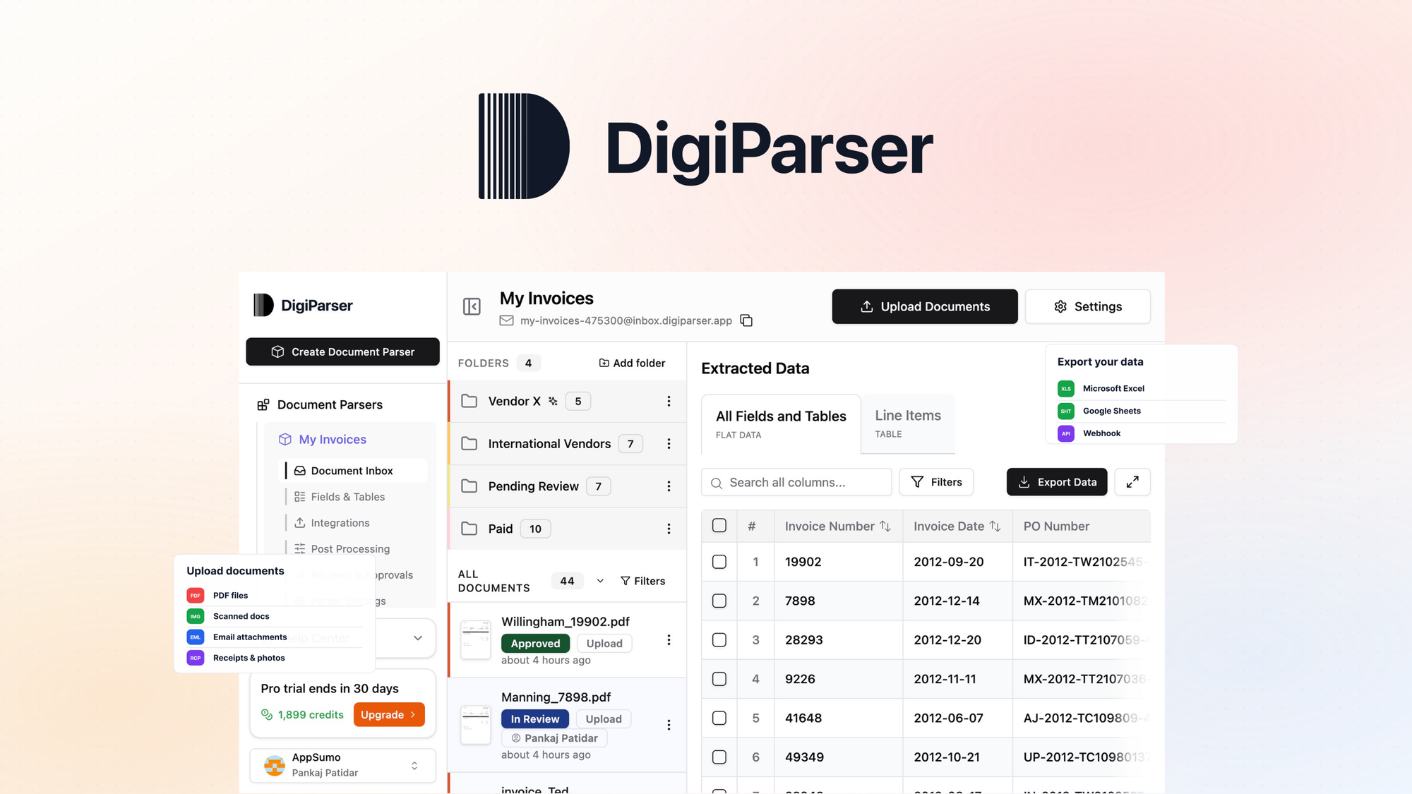 DigiParser preview