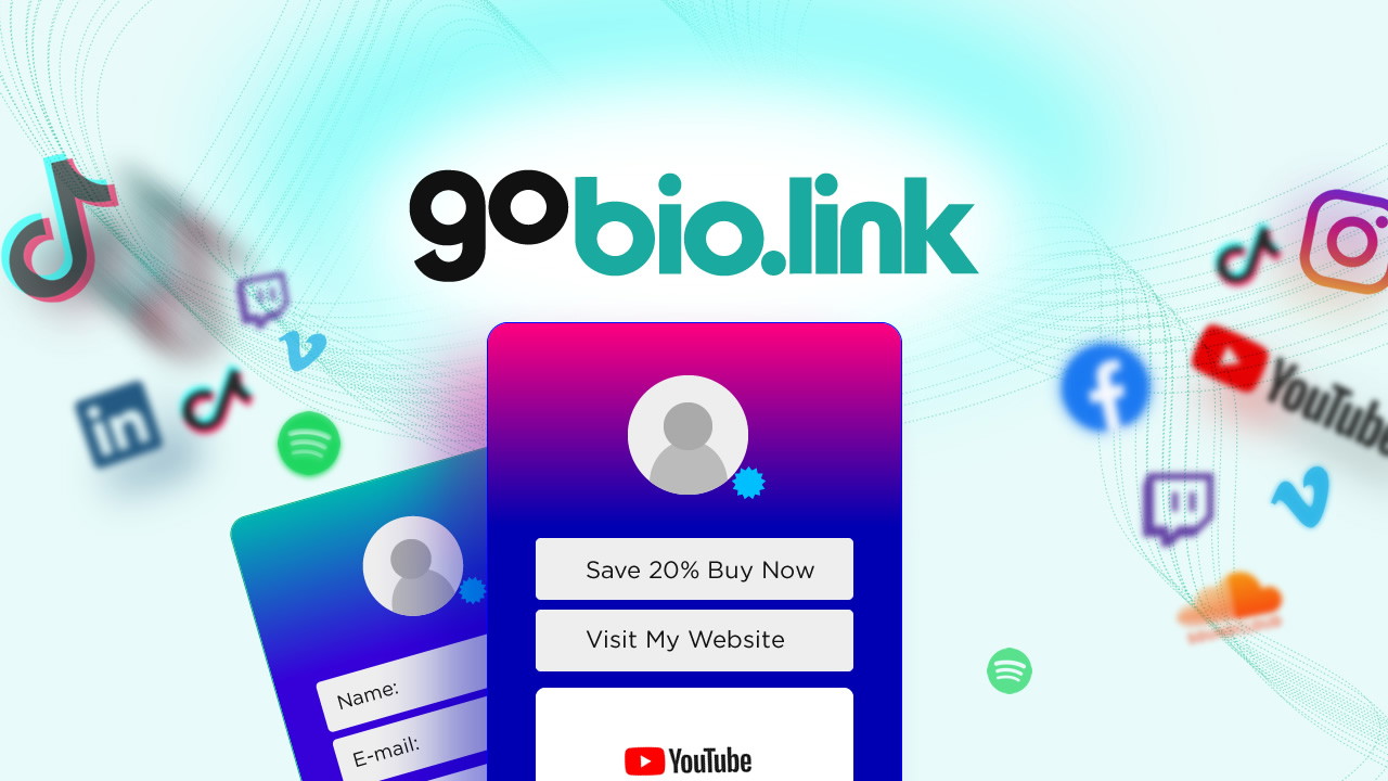 GoBio.Link Generate leads with your biolinks AppSumo