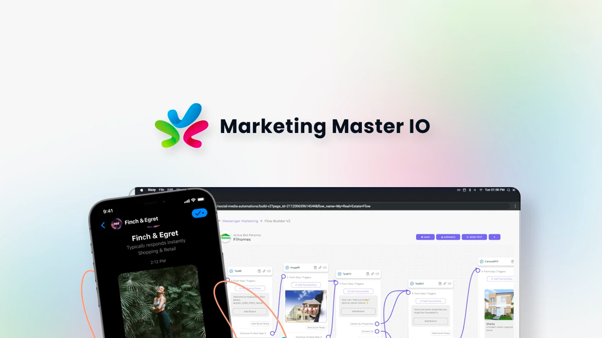 Marketing Master IO - Plus exclusive logo