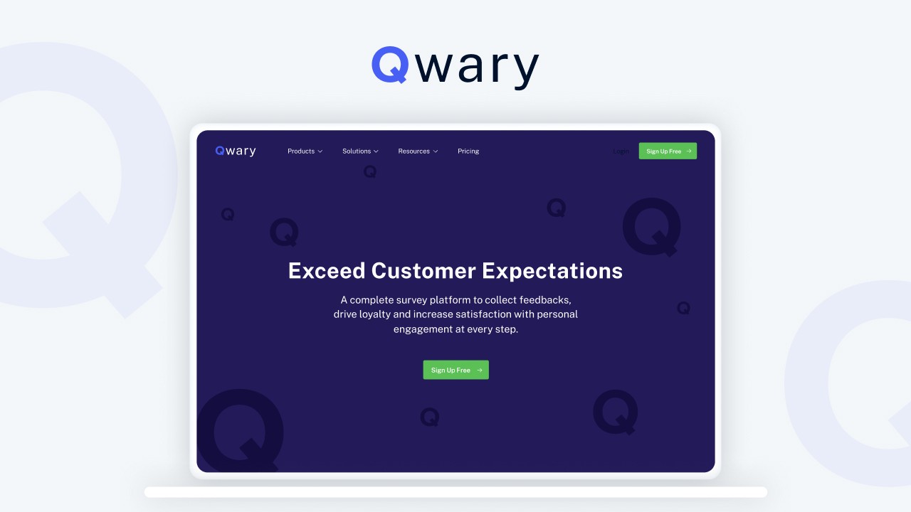 Qwary customer management system