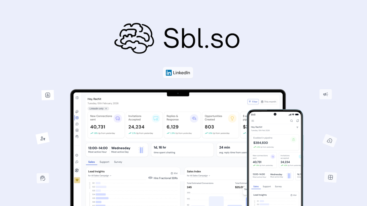 Sbl.so Review — LinkedIn Outreach Automation Dashboard