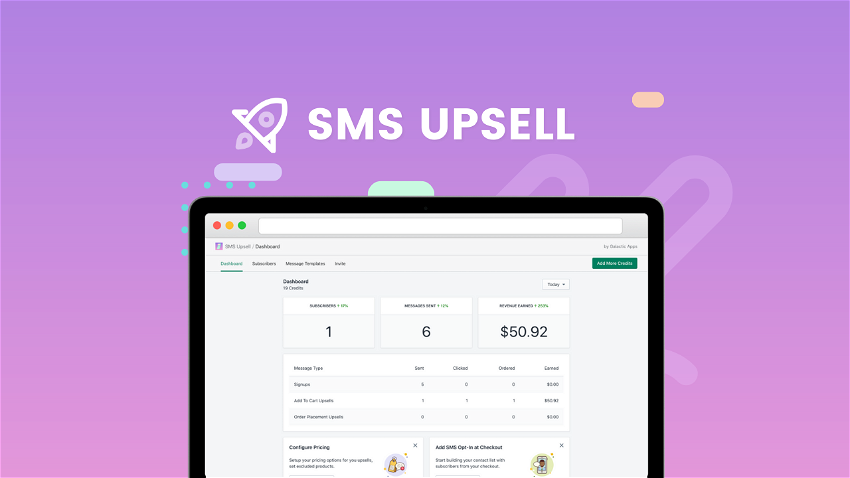 SMS Upsell Shopify App