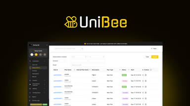 UniBee - Scale with open-source subscription billing | AppSumo