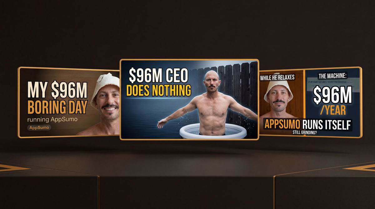 Floating holographic thumbnails with golden lighting